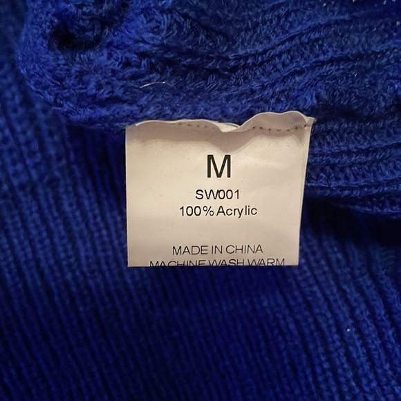 zipper knitted sweater - Picture 5 of 5